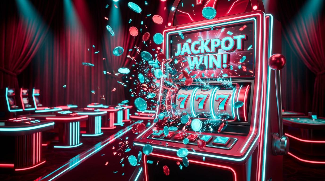 Blok-blok pengganda kemenangan x2 hingga x10 yang bersinar dan bertingkat