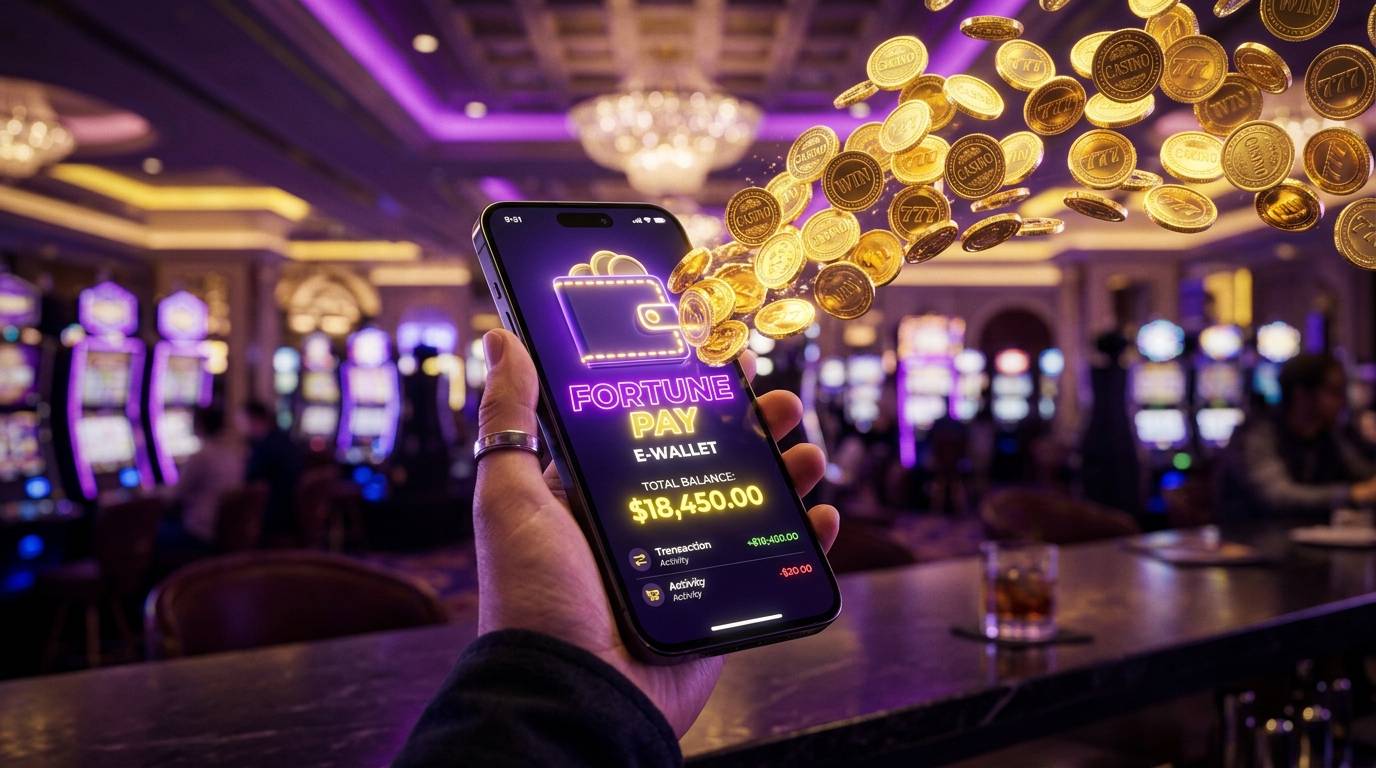Brankas digital yang terbuka dan memperlihatkan tumpukan uang serta emas murni