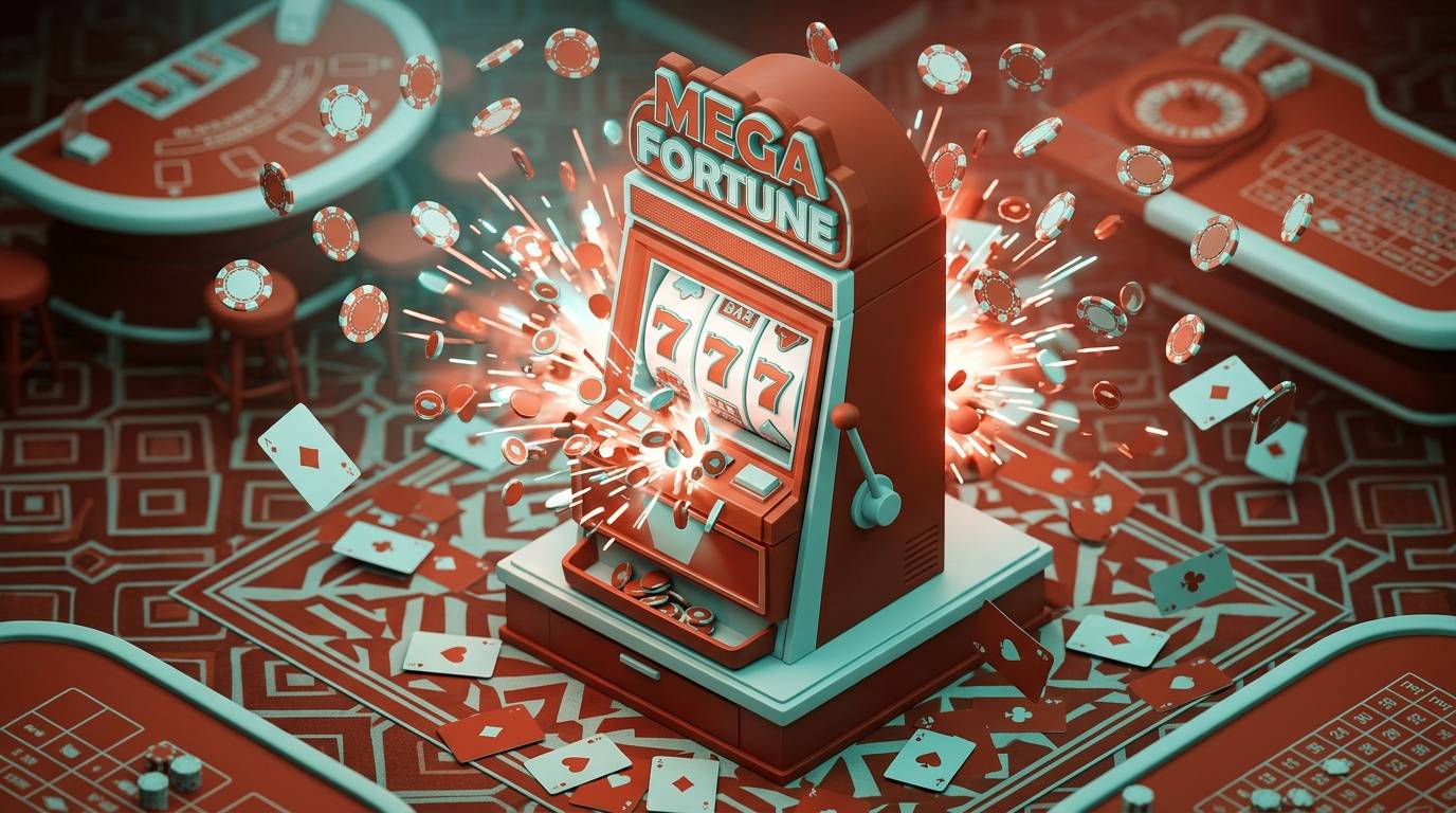 Jebakan digital bersinar merah yang menyamar sebagai brankas kasino mewah