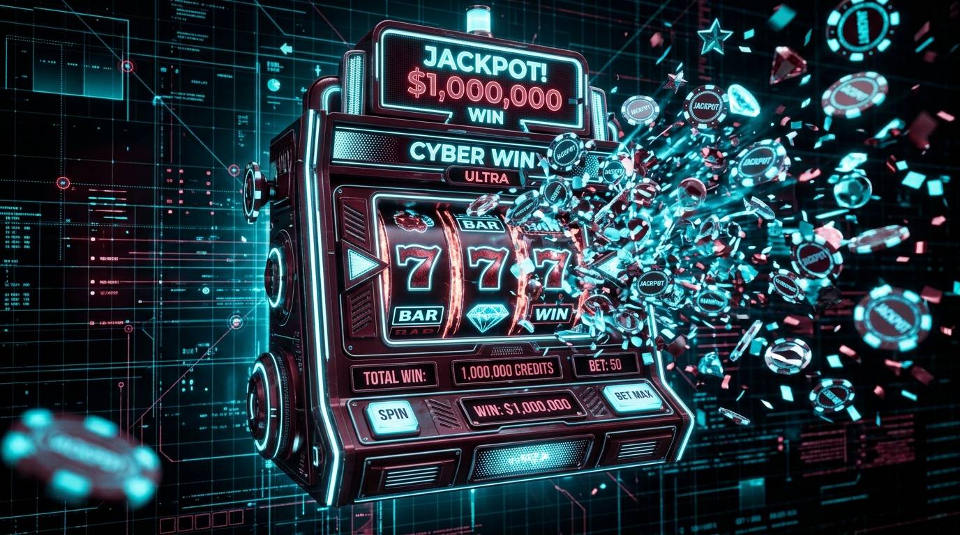 Jam klasik berdentang tengah malam melebur menjadi antarmuka slot digital yang sibuk dengan lalu lintas uang