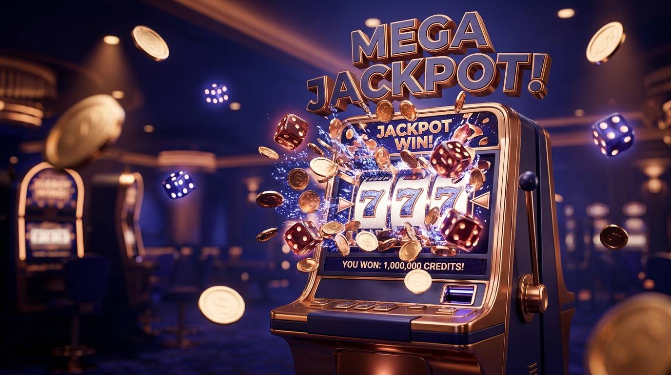 Bangsawan Tiongkok bermain balok mahjong fisik yang bertransformasi menjadi mesin kasino digital