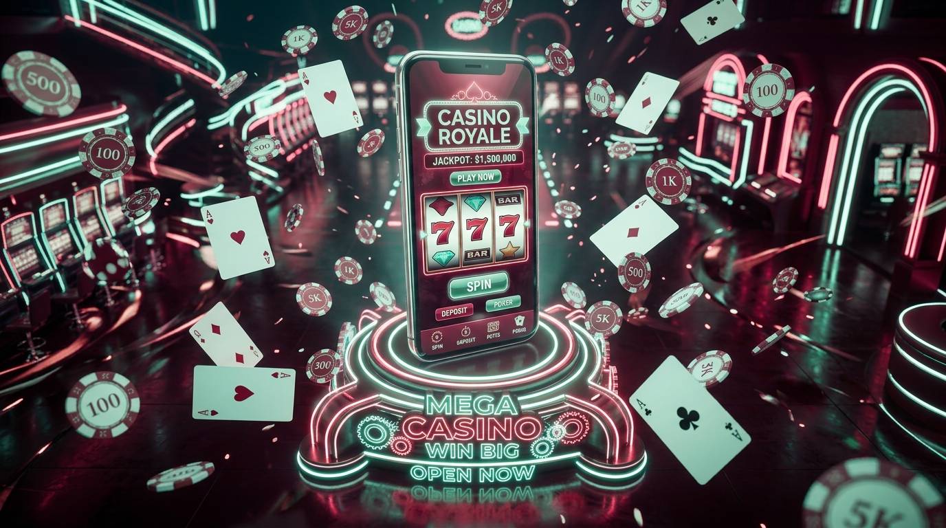 Tiket taruhan digital bercahaya menggabungkan berbagai pertandingan sepak bola di atas ponsel pintar