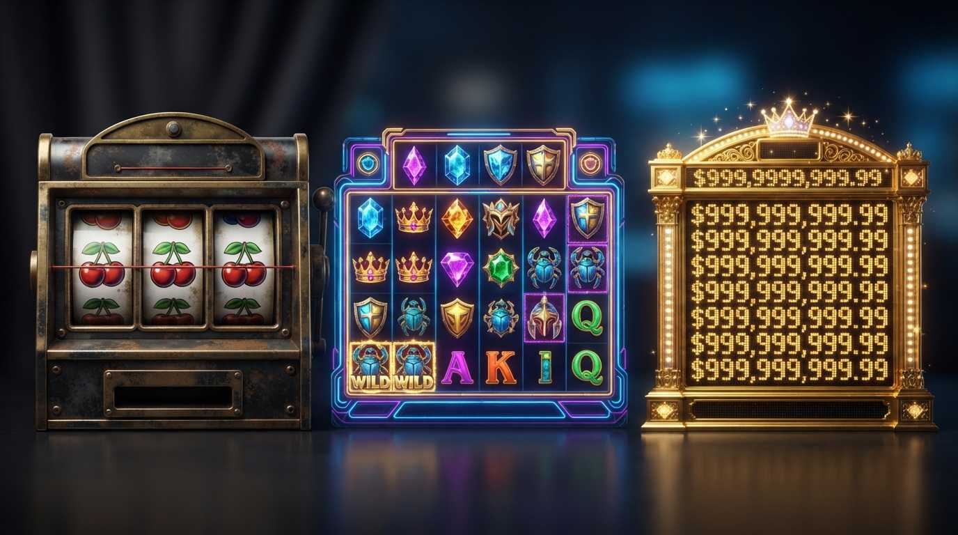 Slot Klasik vs Video Slot vs Progressive: Pahami Perbedaannya